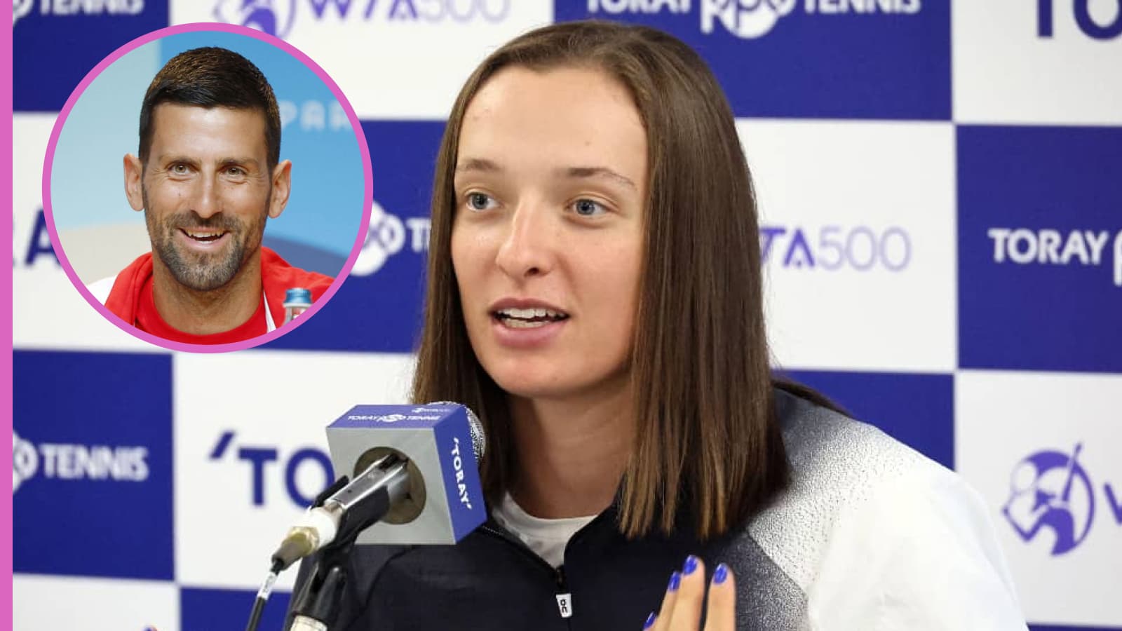 伊加·斯瓦泰克透露諾瓦克·德約科維奇如何成為 WTA 決賽前的“偉大榜樣”