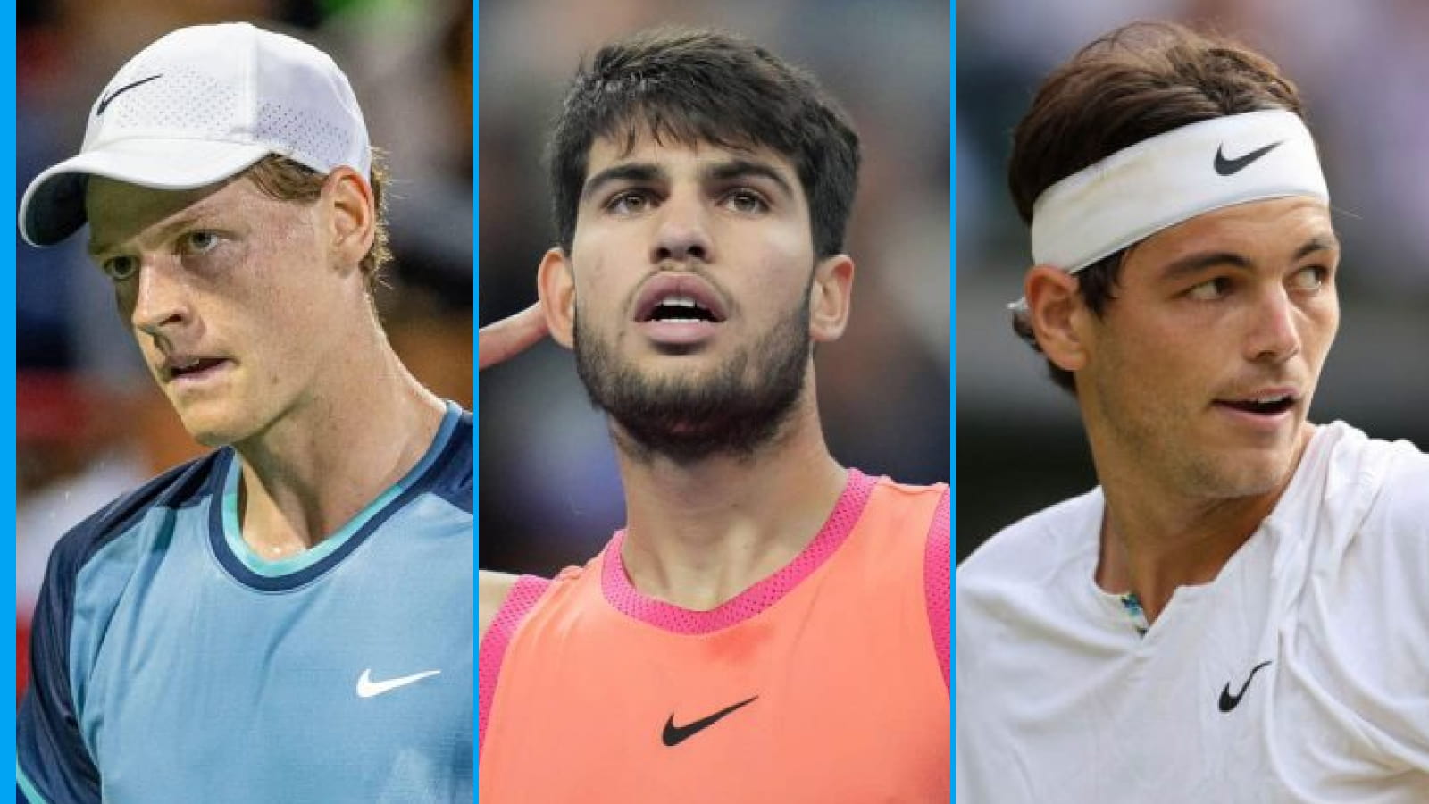 8 pria dengan kemenangan 10 besar ATP terbanyak pada tahun 2024: Jannik Sinner dengan 18 kemenangan, Carlos Alcaraz No 2