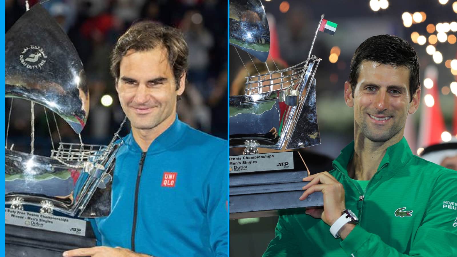 Địa điểm độc đáo của Roger Federer &amp; Novak Djokovic trong Lịch sử Giải vô địch quần vợt Dubai