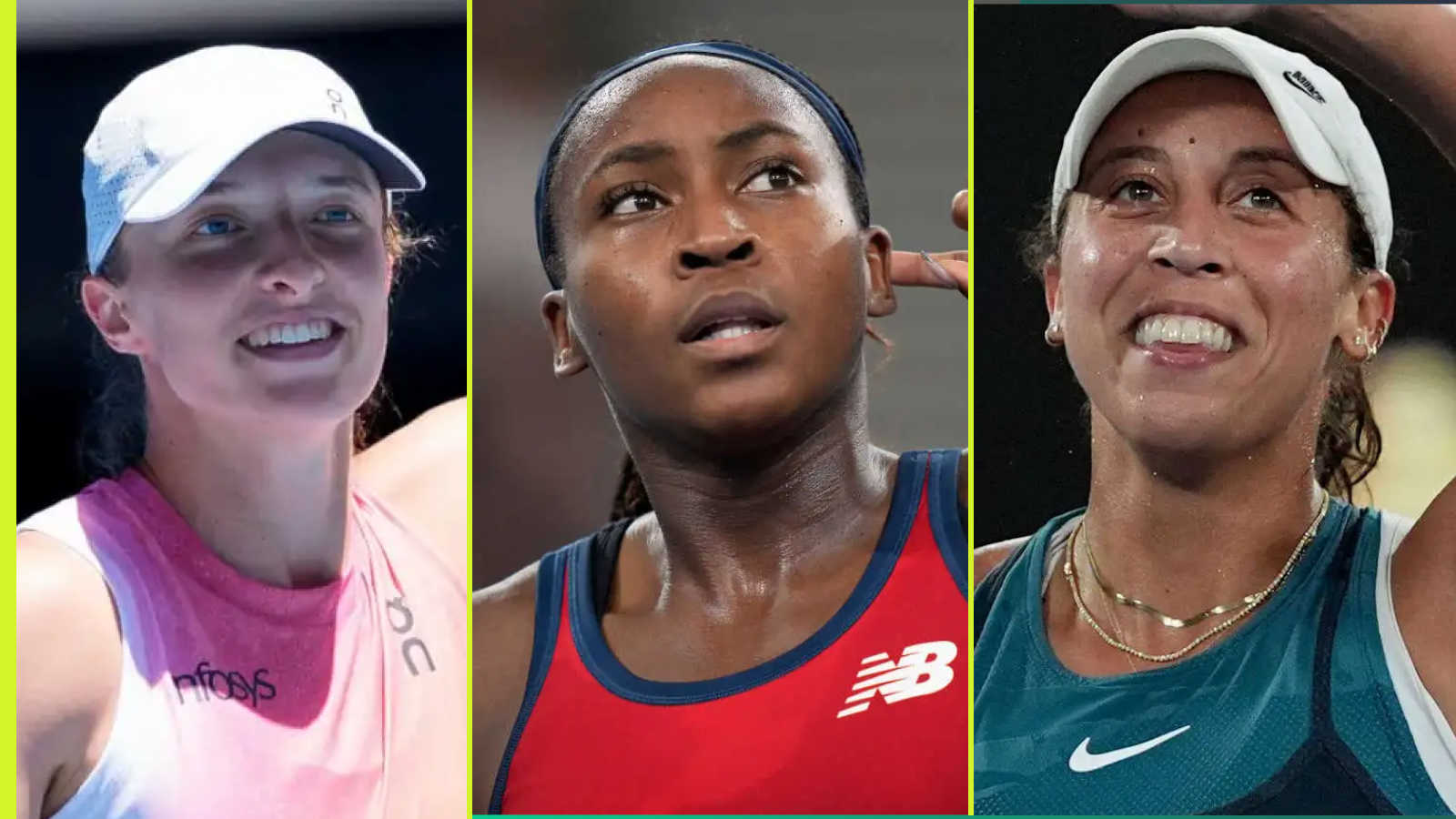 自2022年以來最多十大勝利的7名女性：Iga Swiatek在前面