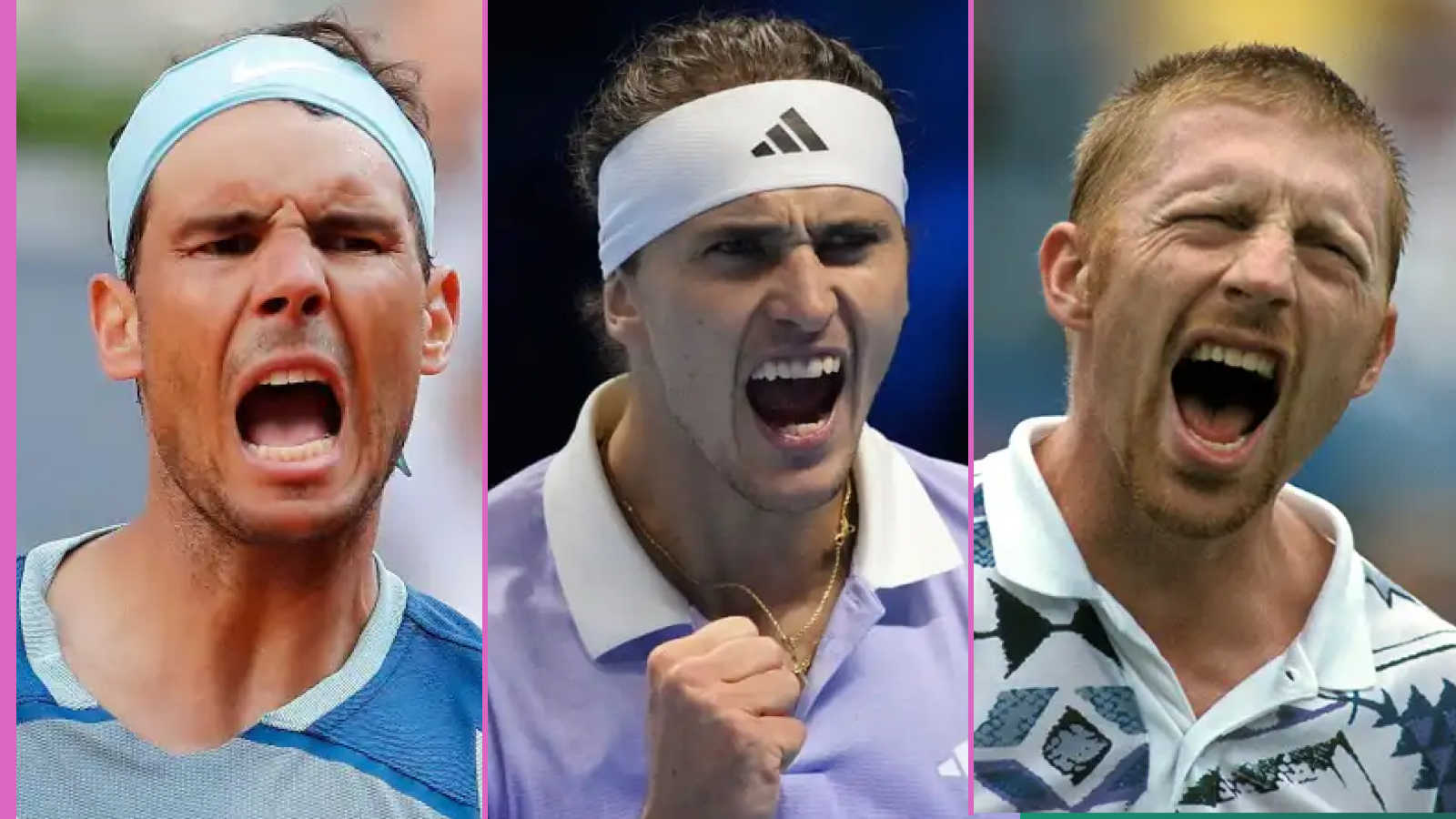 對陣左撇子球員的9名男子：拉斐爾·納達爾（Rafael Nadal）只有85％以上的男人