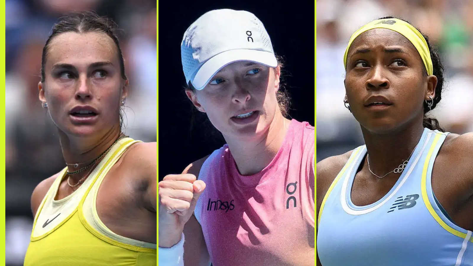 3月，Aryna Sabalenka，Iga Swiatek，Coco Gauff，Emma Raducanu將有多少點？