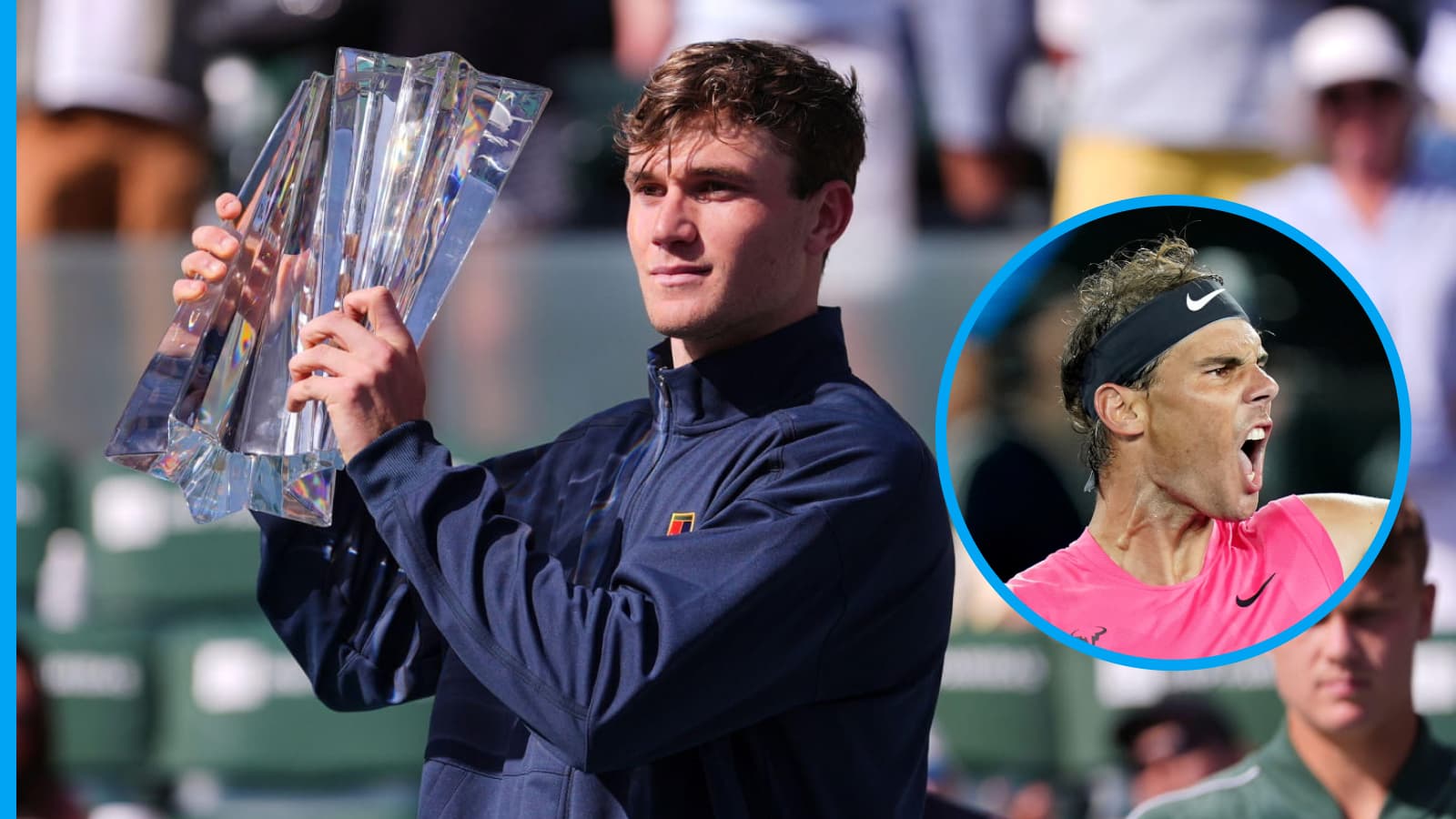 杰克·德雷珀（Jack Draper）与拉斐尔·纳达尔（Rafael Nadal）发表“怪异的家伙”评论时的大相似之处