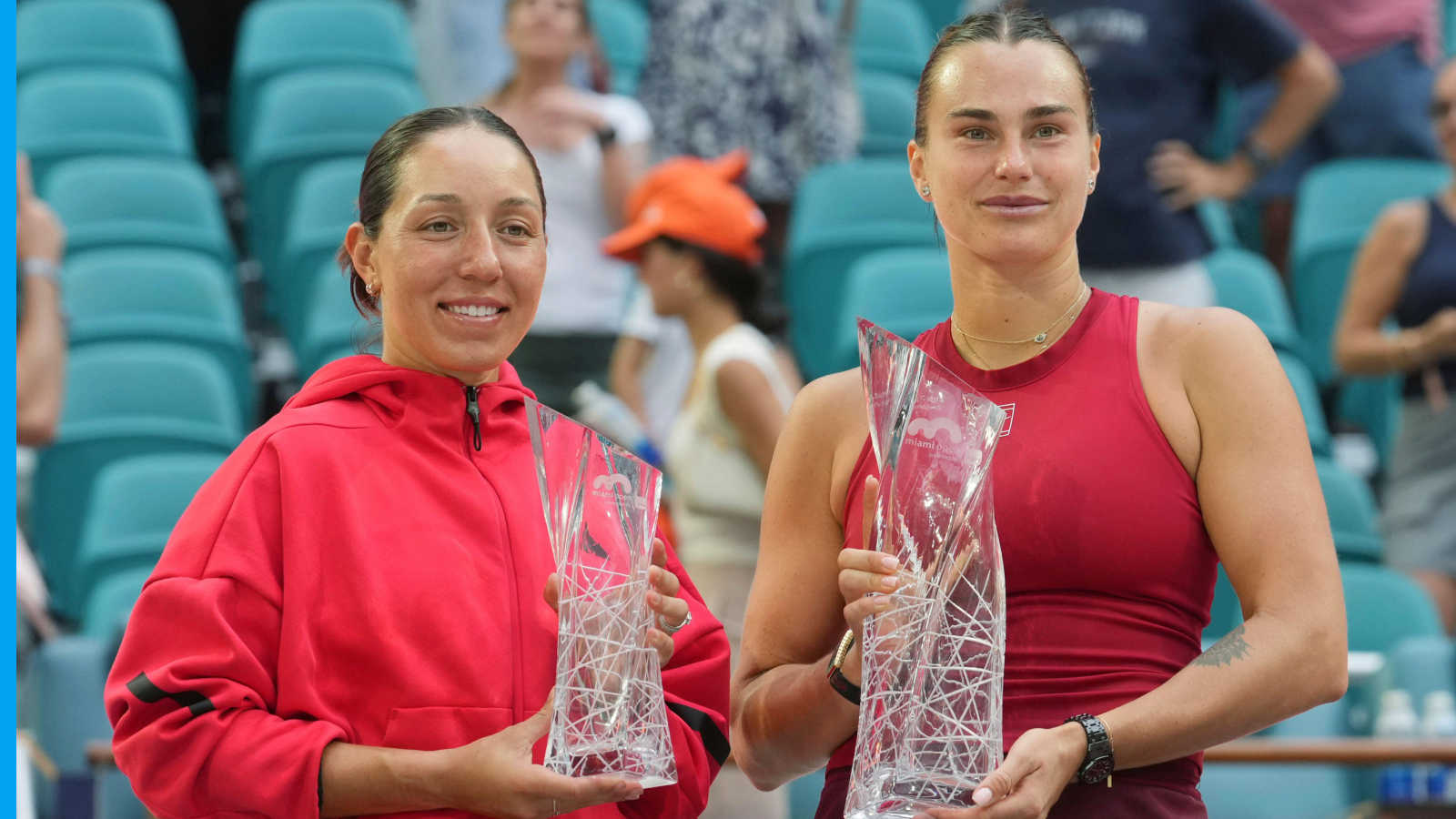 Đồng hồ: Jessica Pegula Nicks Aryna Sabalenka's Margarita